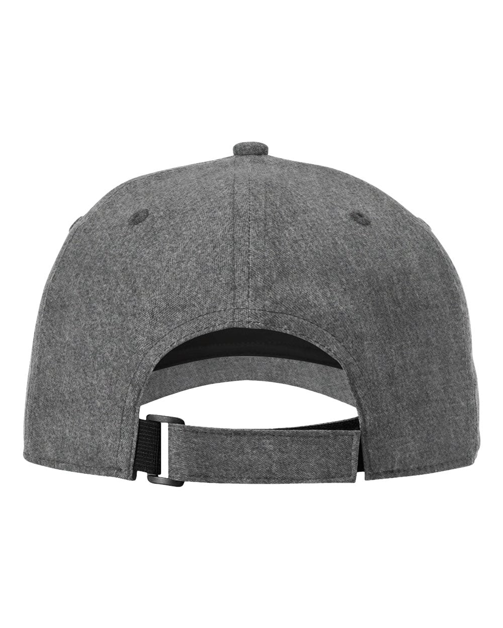 Rear View of Heather Grey Sustainable Performance Cap - 224RE