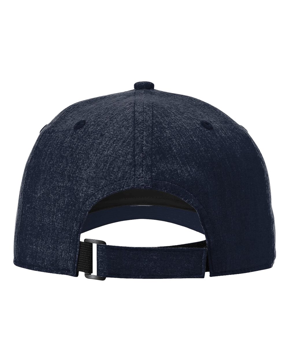 Rear View of Heather Light Navy Sustainable Performance Cap - 224RE
