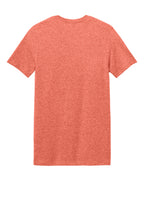 Rear View of Heather Orange Gildan Softstyle T-Shirt. 64000