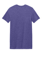 Rear View of Heather Purple Gildan Softstyle T-Shirt. 64000