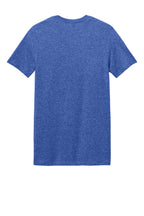Rear View of Heather Royal Gildan Softstyle T-Shirt. 64000