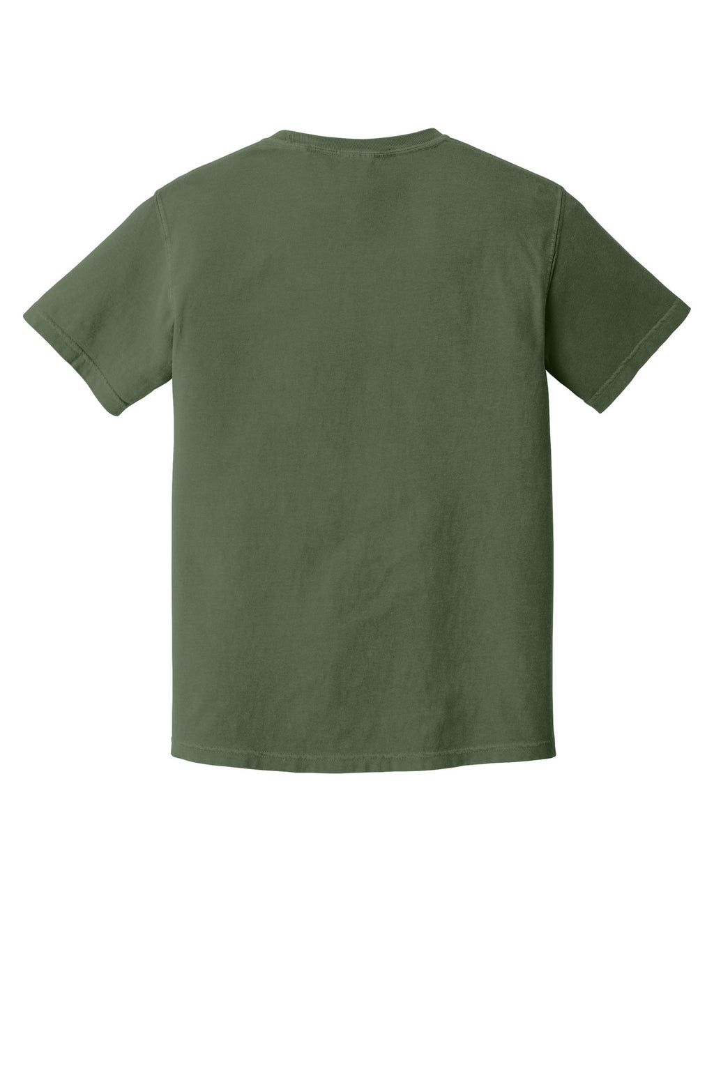 Rear View of Hemp COMFORT COLORS Heavyweight Ring Spun Tee. 1717