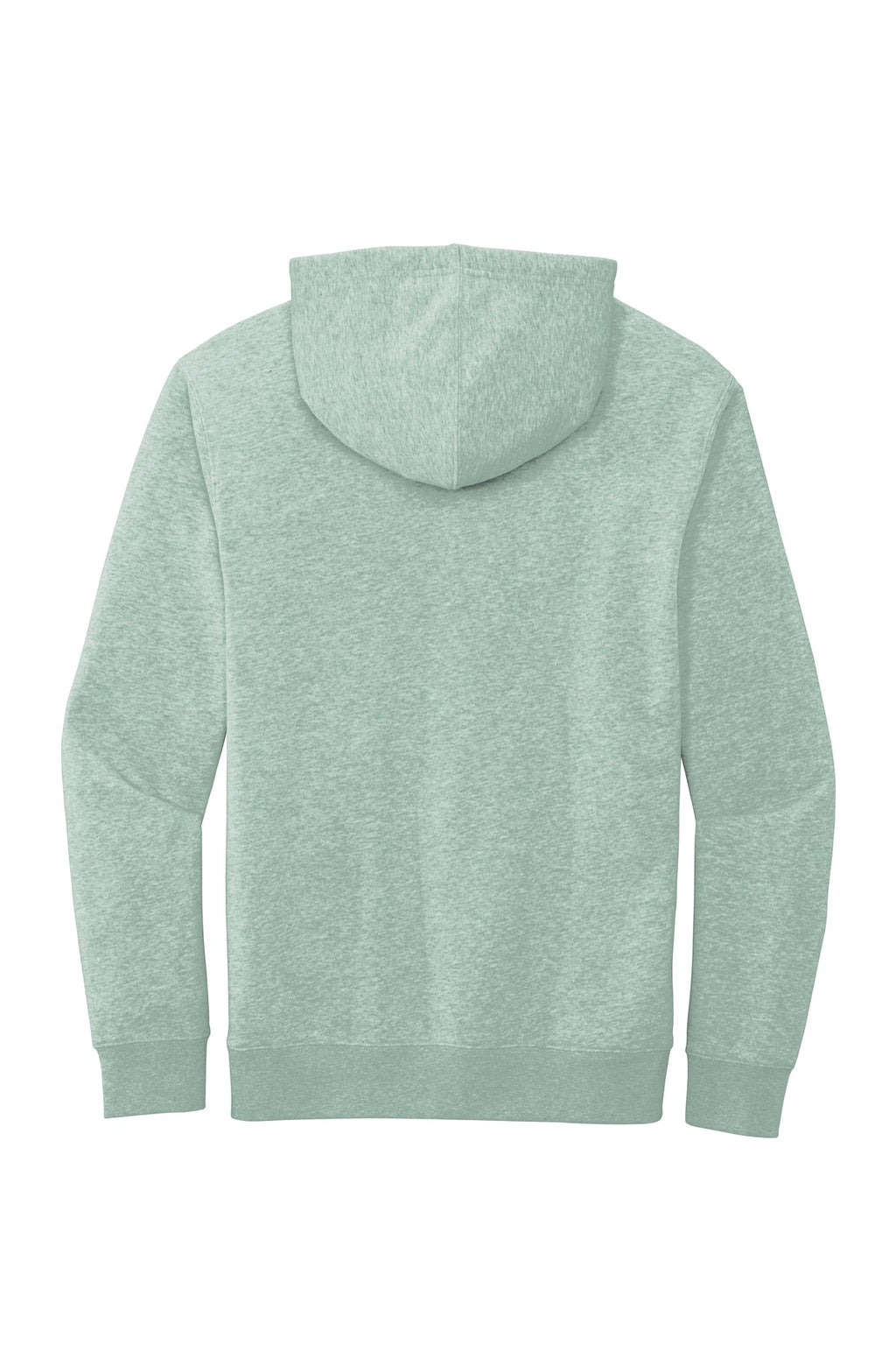 Rear View of Ht Dusty Sage District V.I.T. Fleece Hoodie DT6100