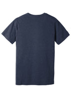 Rear View of Ht Midnight Ny BELLA+CANVAS Unisex Heather CVC Short Sleeve Tee. BC3001CVC