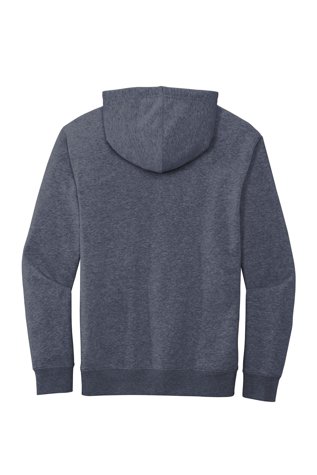 Rear View of Ht Navy District V.I.T. Fleece Hoodie DT6100