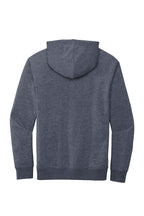 Rear View of Ht Navy District V.I.T. Fleece Hoodie DT6100