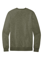Rear View of Ht Olive District V.I.T. Fleece Crew DT6104