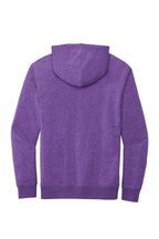 Rear View of Ht Purple District V.I.T. Fleece Hoodie DT6100