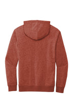 Rear View of Ht Russet District V.I.T. Fleece Hoodie DT6100