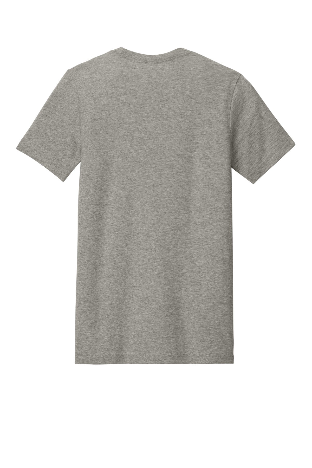 Rear View of Ht Stone BELLA+CANVAS Unisex Heather CVC Short Sleeve Tee. BC3001CVC
