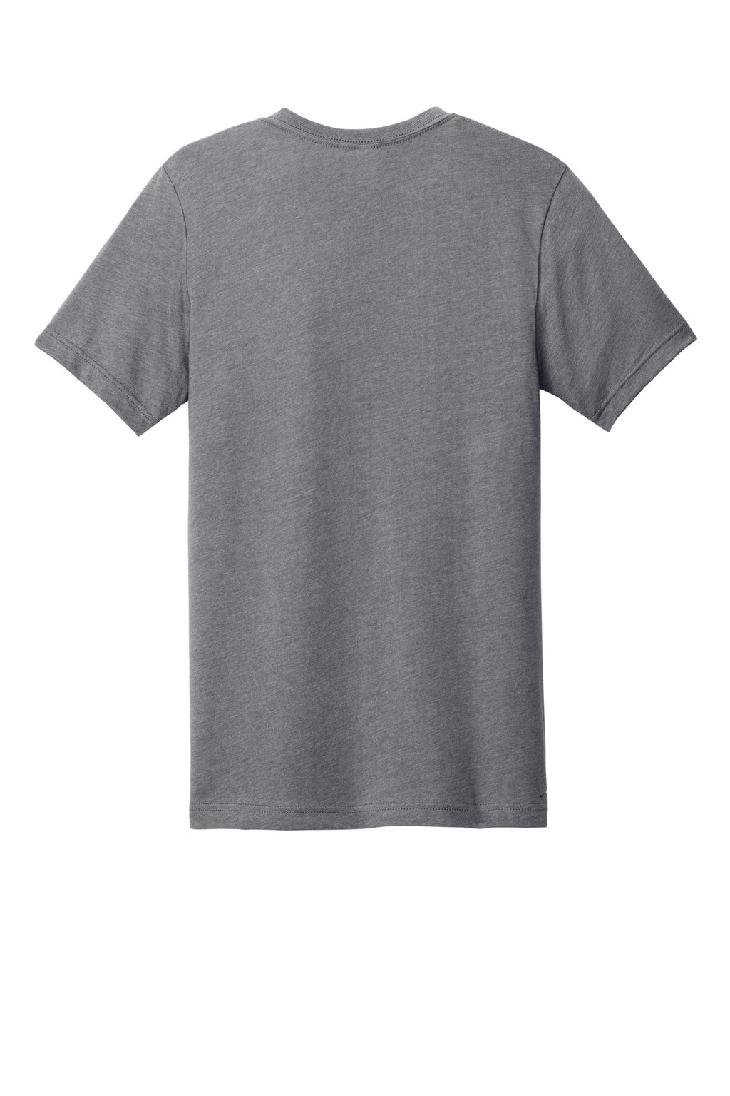 Rear View of Ht Storm BELLA+CANVAS Unisex Heather CVC Short Sleeve Tee. BC3001CVC