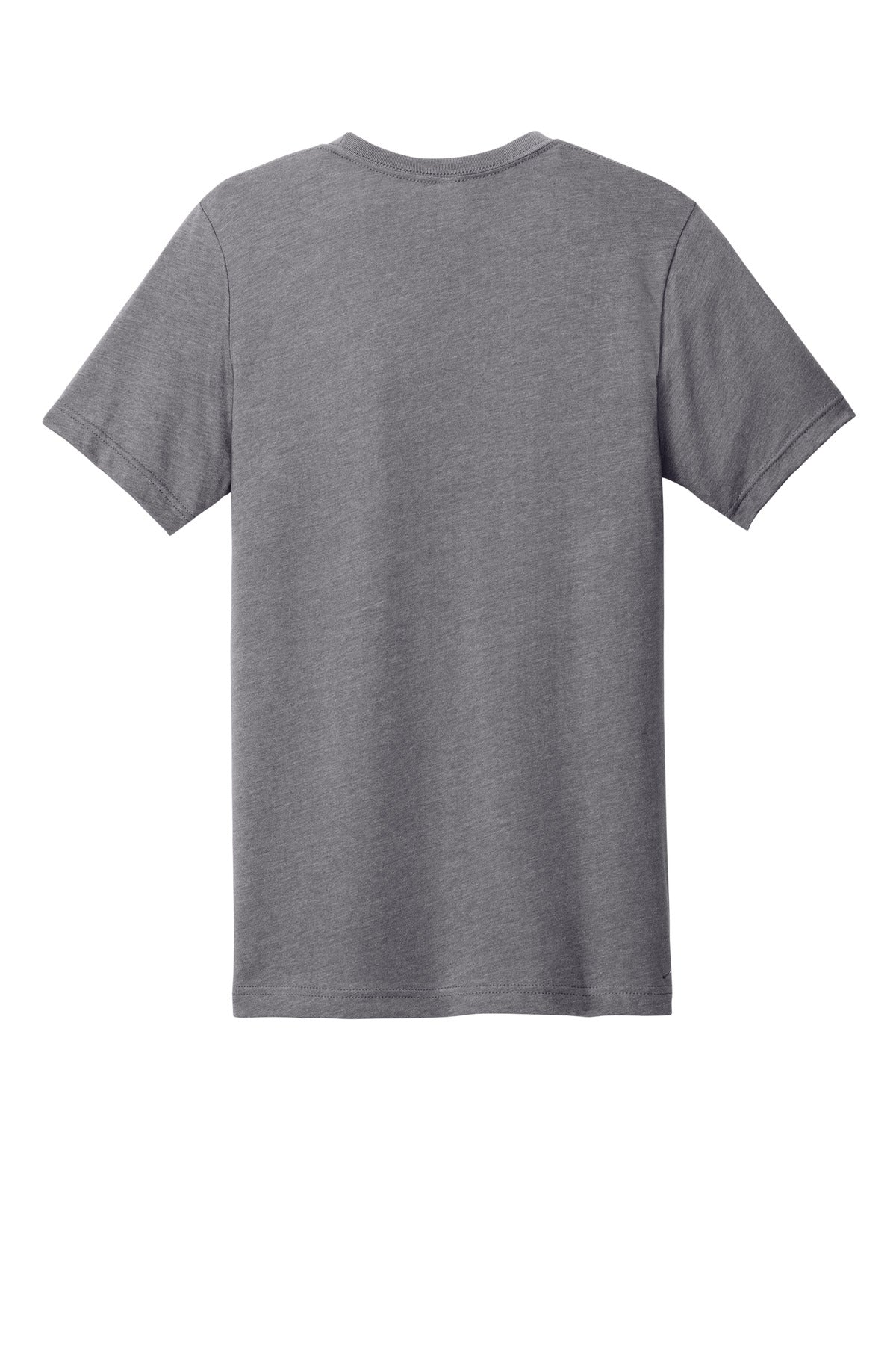 Rear View of Ht Storm BELLA+CANVAS Unisex Heather CVC Short Sleeve Tee. BC3001CVC