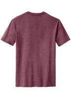 Rear View of HtdCard District Perfect Blend CVC Tee. DM108