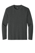 Rear View of HtdChar District Perfect Weight Long Sleeve Tee. DT105