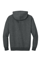 Rear View of HtdChar District V.I.T. Heavyweight Fleece Hoodie DT6150
