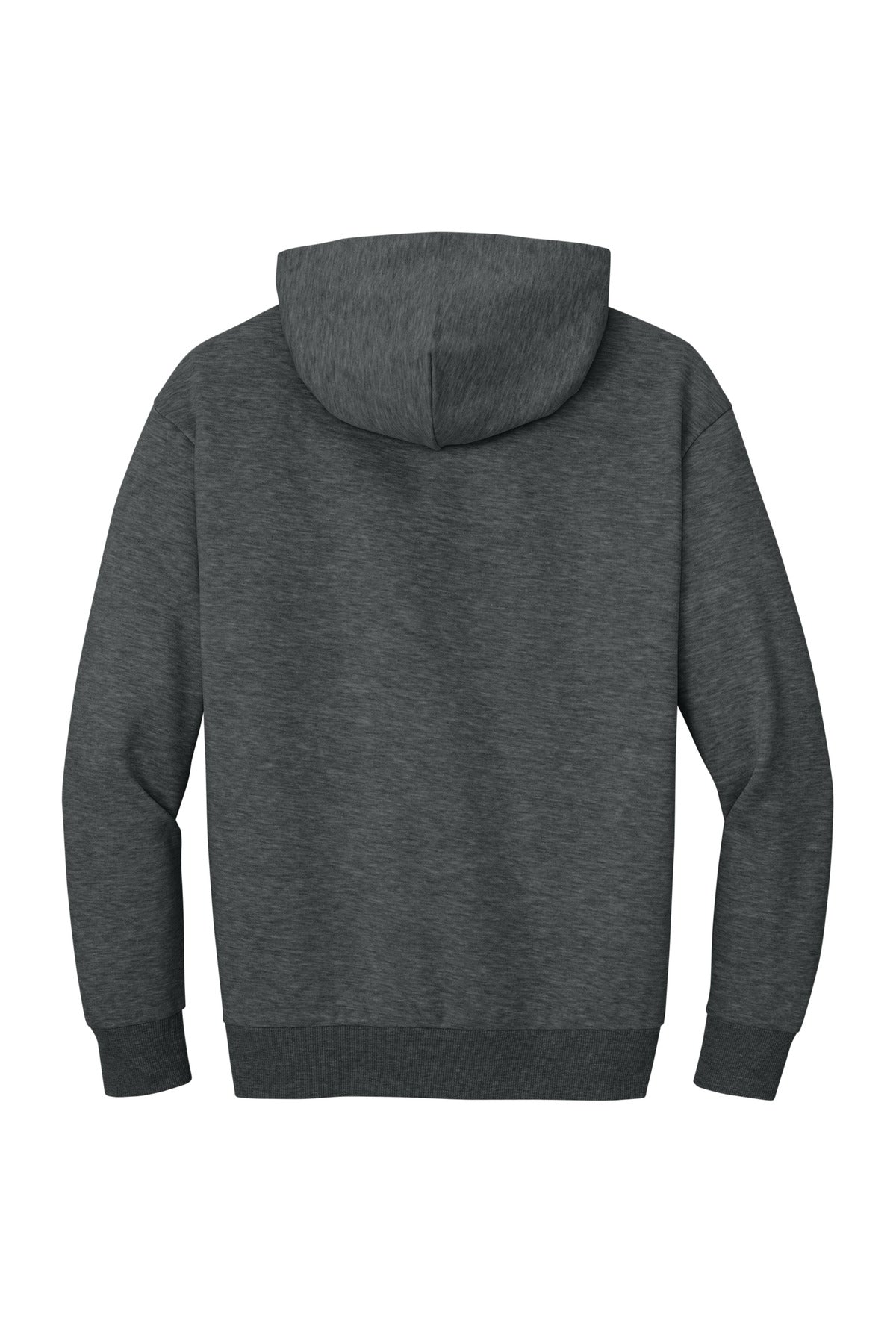 Rear View of HtdChar District V.I.T. Heavyweight Fleece Hoodie DT6150