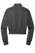 Rear View of HtdChar District Women's V.I.T. Fleece 1/2-Zip DT6111
