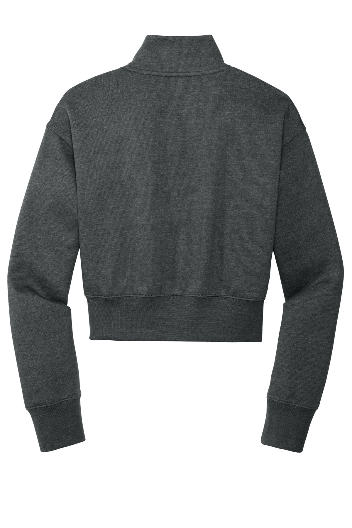 Rear View of HtdChar District Women's V.I.T. Fleece 1/2-Zip DT6111