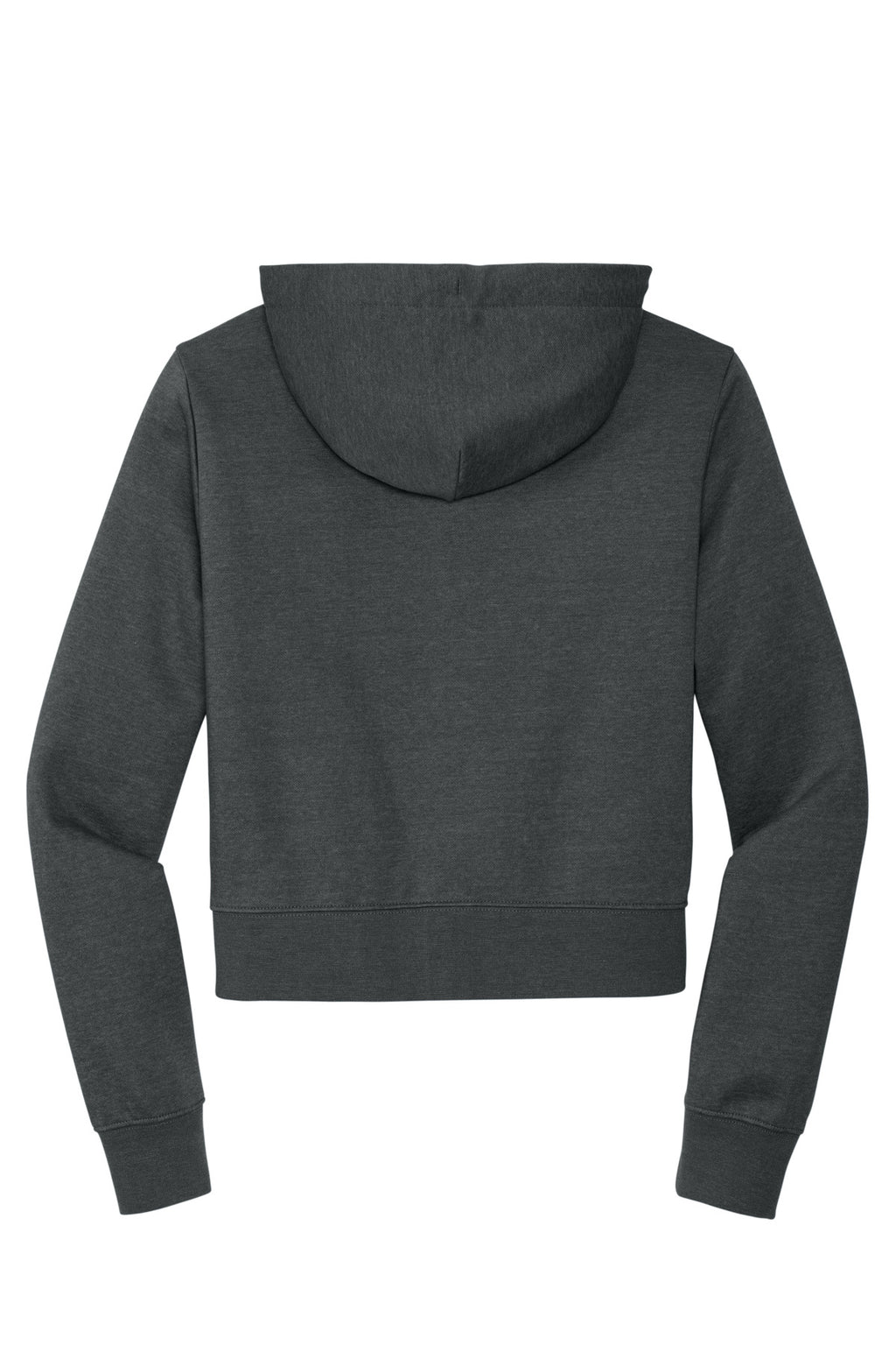 Rear View of HtdChar District Women's V.I.T. Fleece Full-Zip Hoodie DT6103