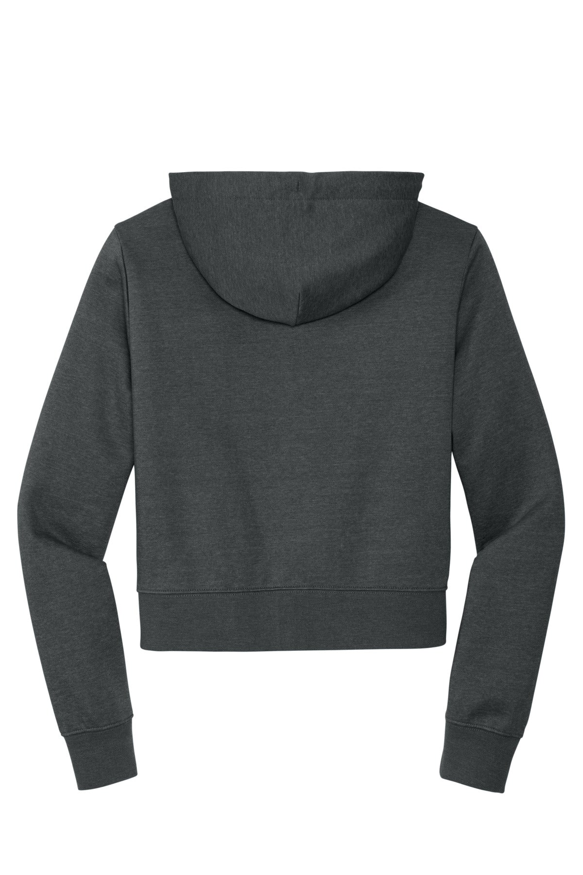Rear View of HtdChar District Women's V.I.T. Fleece Full-Zip Hoodie DT6103