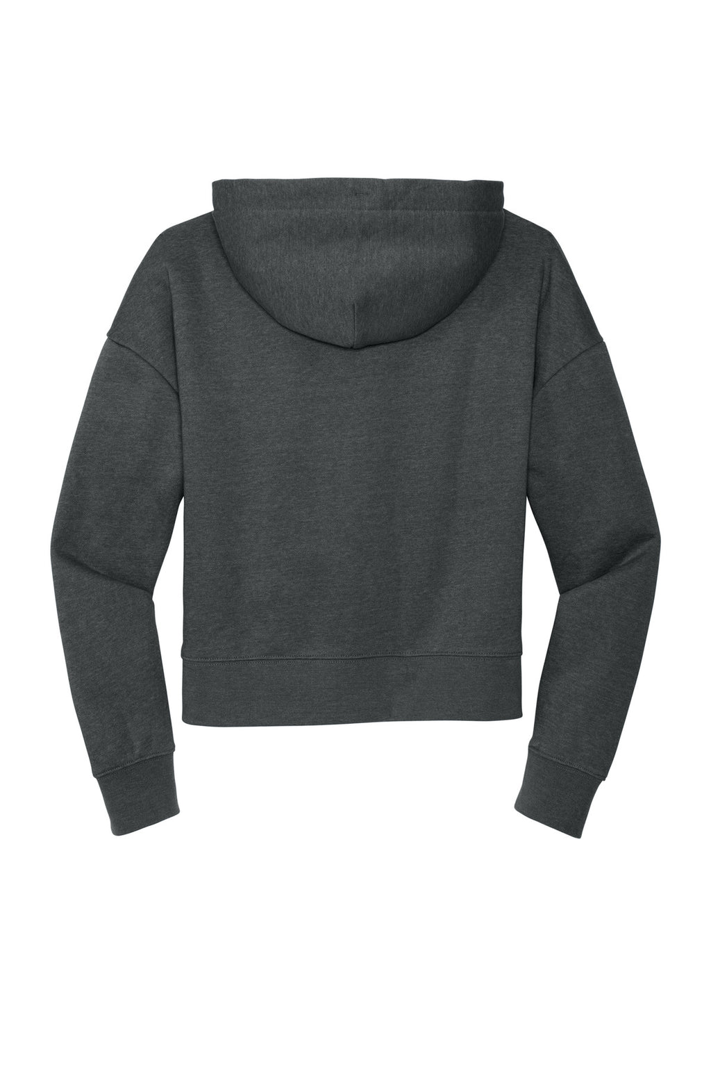 Rear View of HtdChar District Women's V.I.T. Fleece Hoodie DT6101