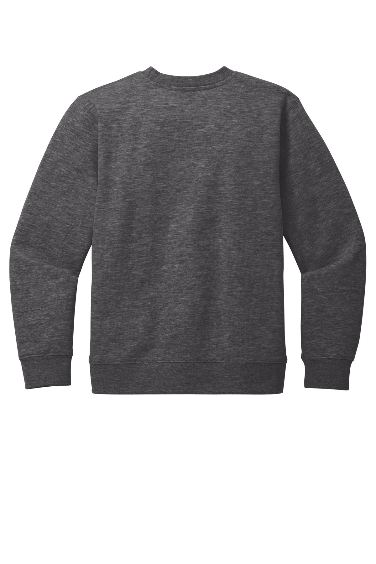 Rear View of HtdChar District Youth V.I.T. Fleece Crew DT6104Y