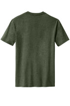 Rear View of HtdForGrn District Perfect Blend CVC Tee. DM108