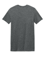 Rear View of HtDkGrey Gildan Softstyle T-Shirt. 64000