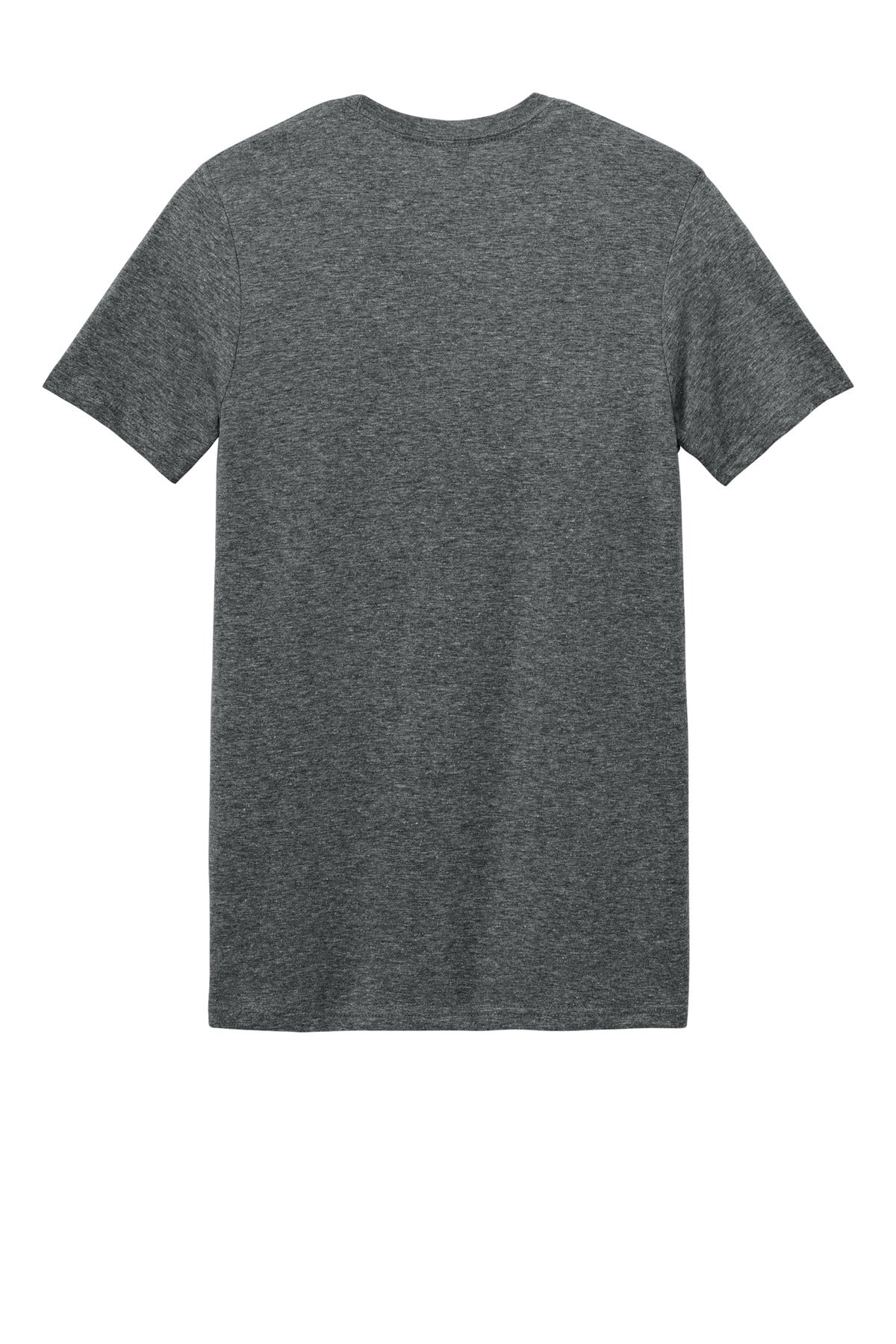 Rear View of HtDkGrey Gildan Softstyle T-Shirt. 64000