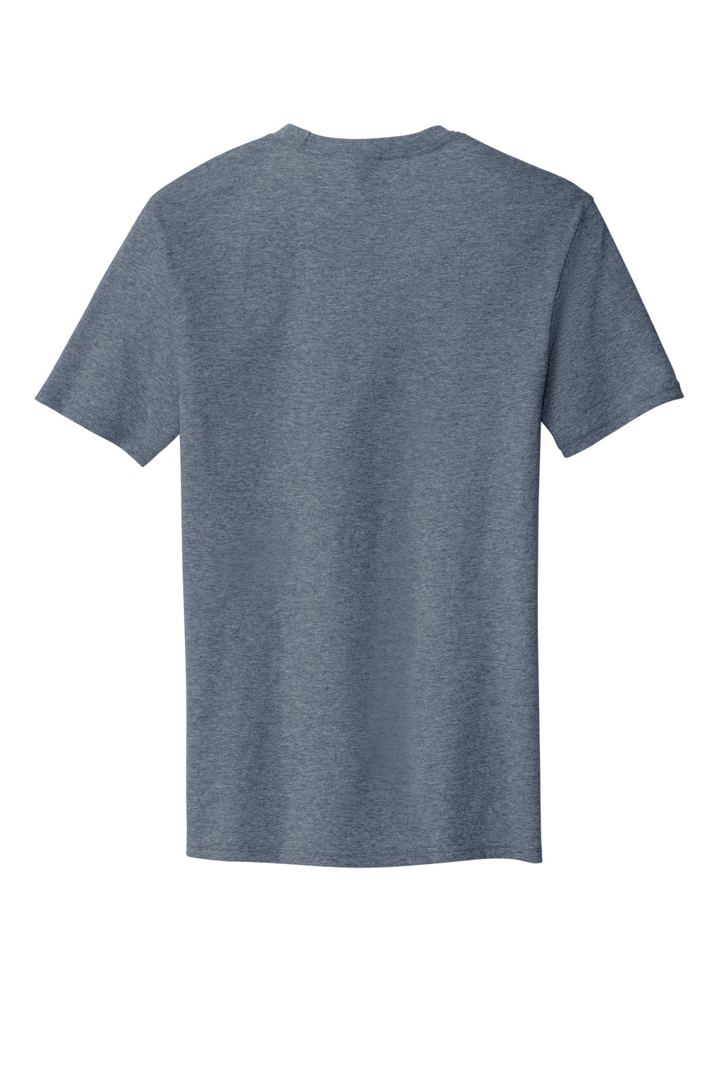 Rear View of HtdNavy District The Concert Tee DT5000