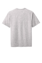 Rear View of Hthr Grey CornerStone Workwear Pocket Tee CS430