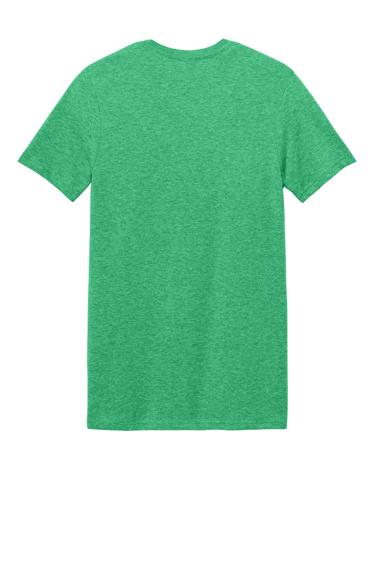 Rear View of Hthr Irish Grn Gildan Softstyle T-Shirt. 64000