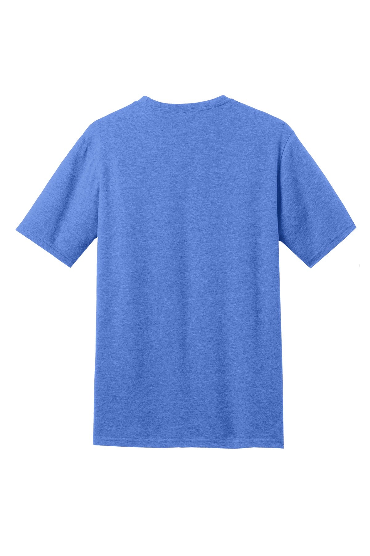 Rear View of Hthr Royal District Perfect Blend CVC Tee. DM108