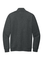 Rear View of Hthrd Charcoal District V.I.T. Fleece 1/4-Zip DT6106