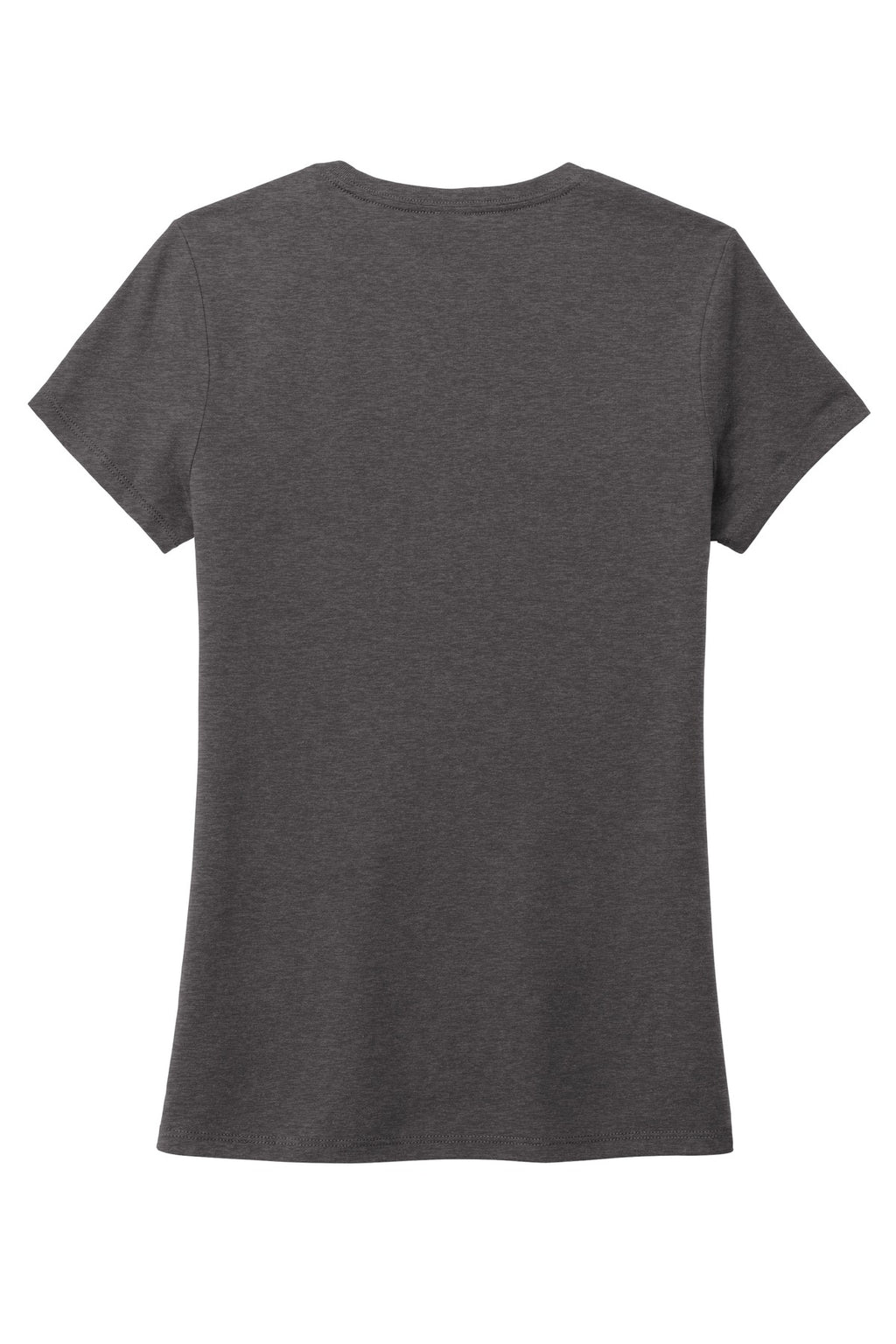 Rear View of Hthrd Charcoal District Women's Perfect Tri Tee. DM130L