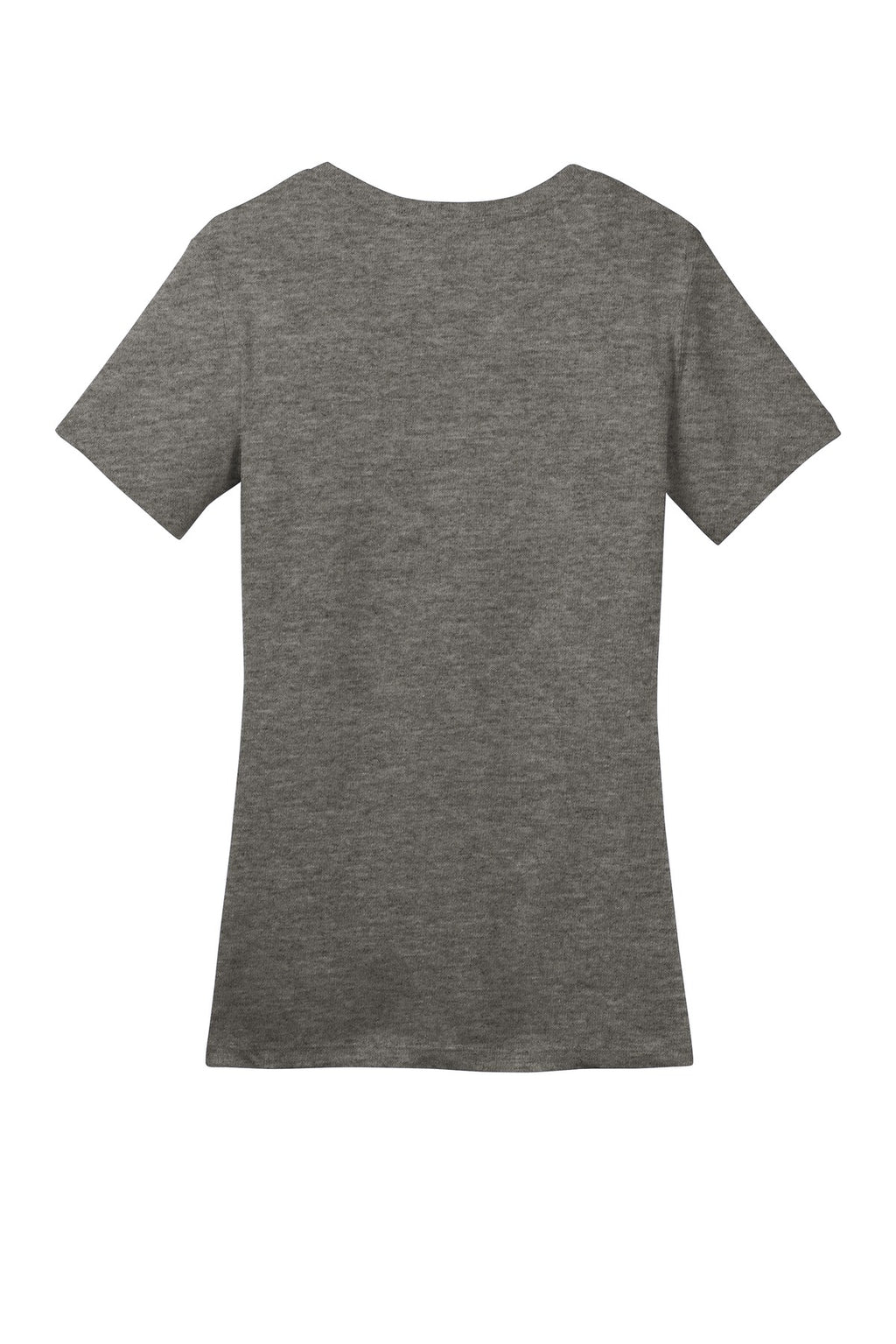 Rear View of Hthrd Charcoal District Women's Perfect Weight Tee. DM104L