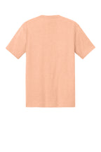 Rear View of Hthrd Dsty Pch District Perfect Tri Tee. DM130