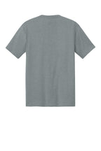 Rear View of Hthrd Grey District Perfect Tri Tee. DM130