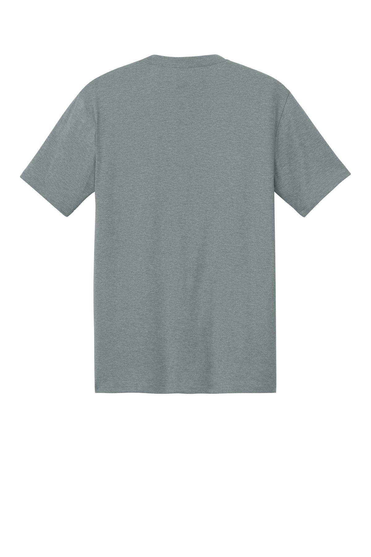 Rear View of Hthrd Grey District Perfect Tri Tee. DM130