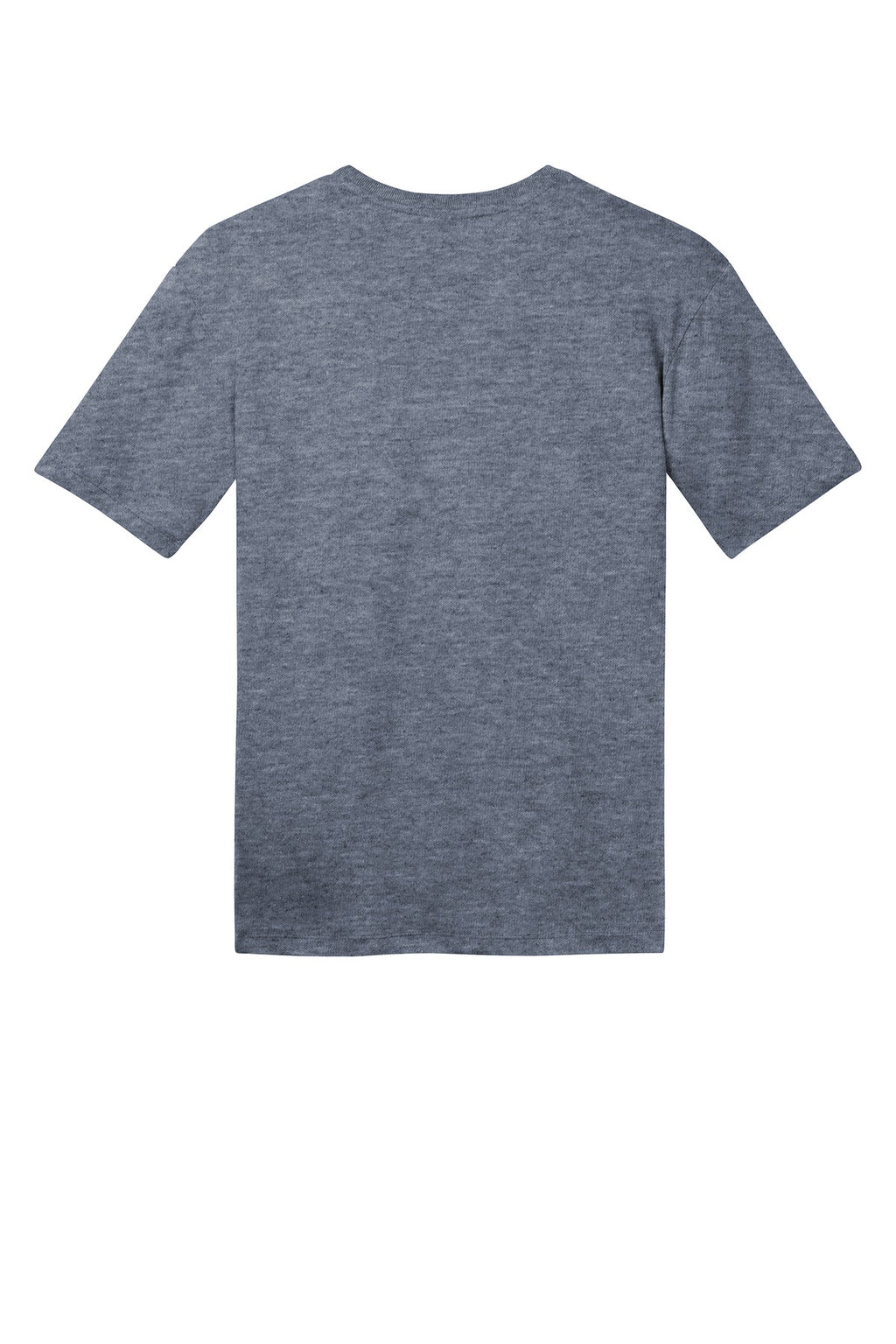 Rear View of Hthrd Navy District Perfect Weight Tee. DT104