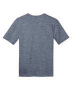 Rear View of Hthrd Navy District Perfect Weight Tee. DT104