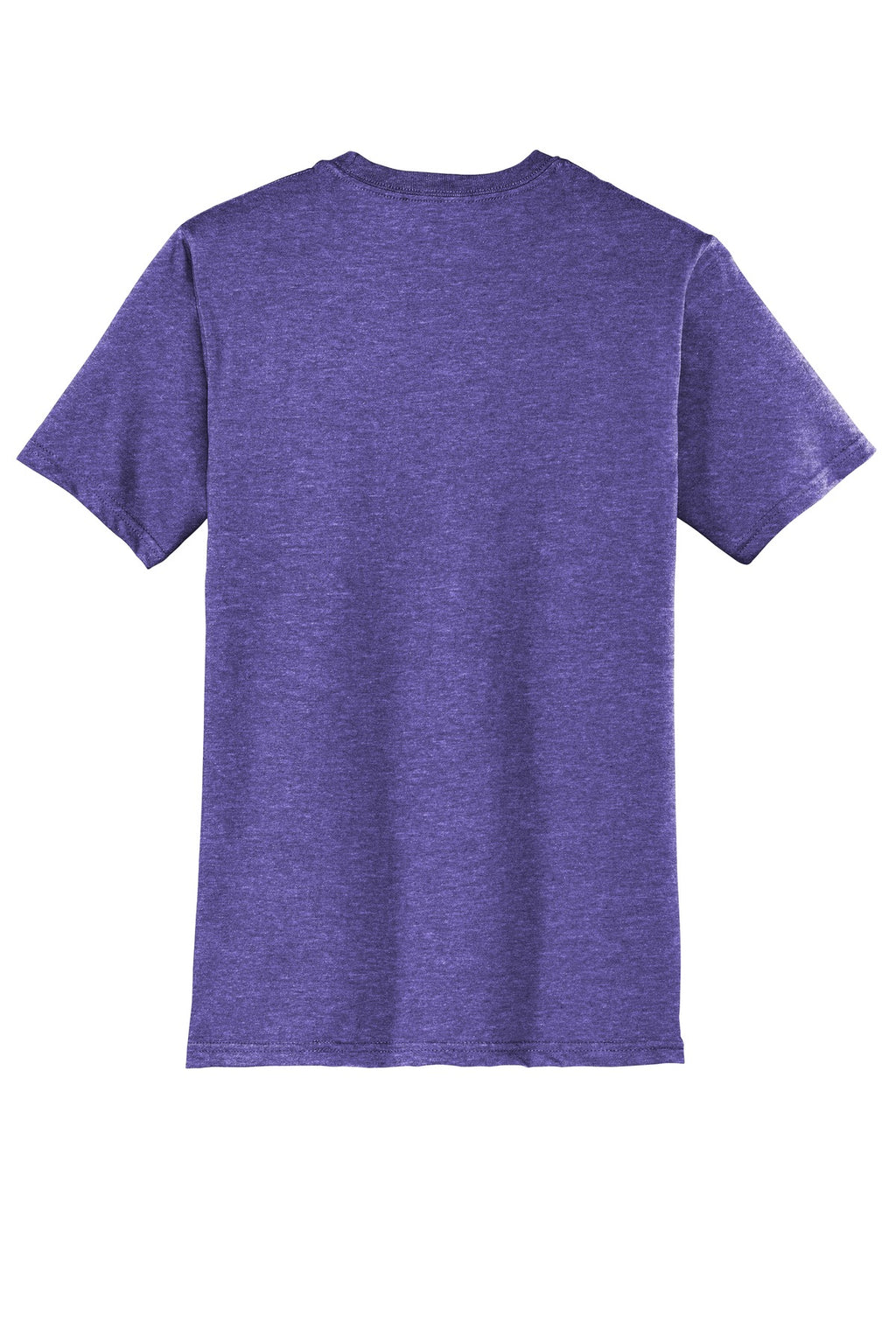 Rear View of Hthrd Purple District Very Important Tee . DT6000