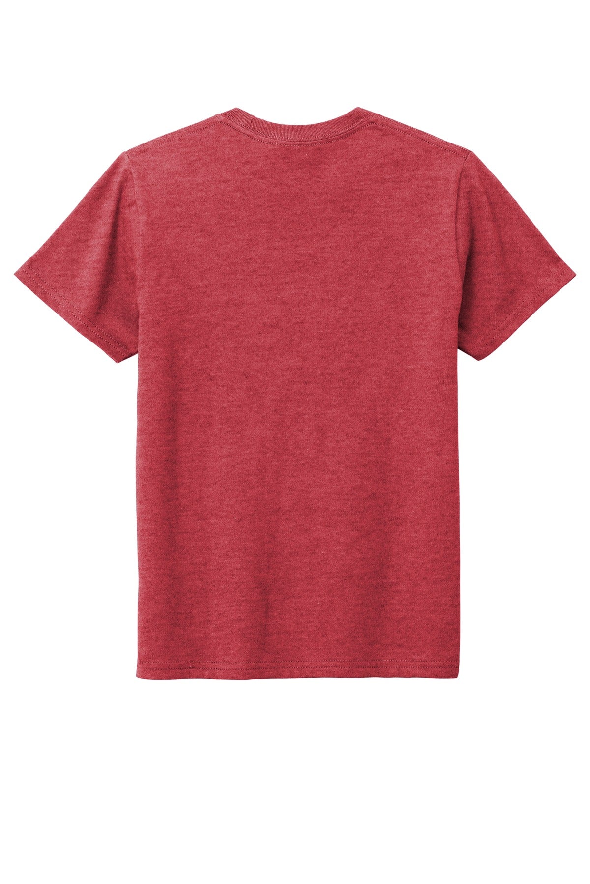 Rear View of Hthrd Red District Youth Very Important Tee . DT6000Y