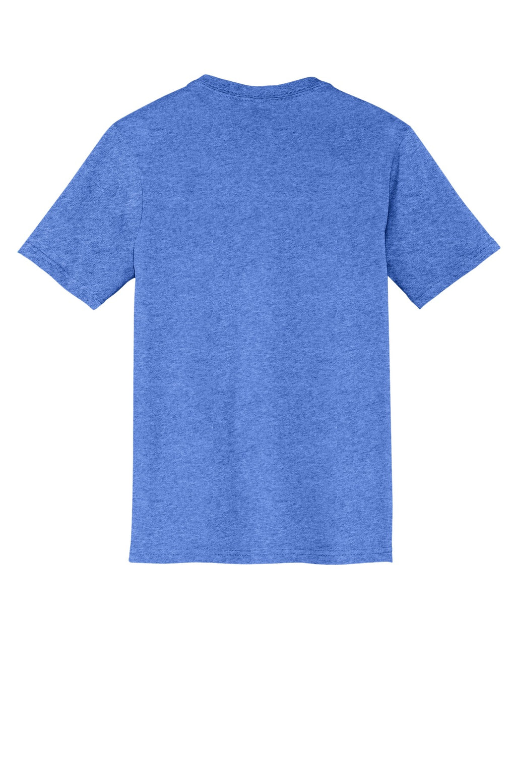 Rear View of Hthrd Royal District Very Important Tee V-Neck. DT6500