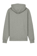 Rear View of HthrGrey Stanley/Stella Unisex Cruiser 2.0 Hooded Sweatshirt SXU003