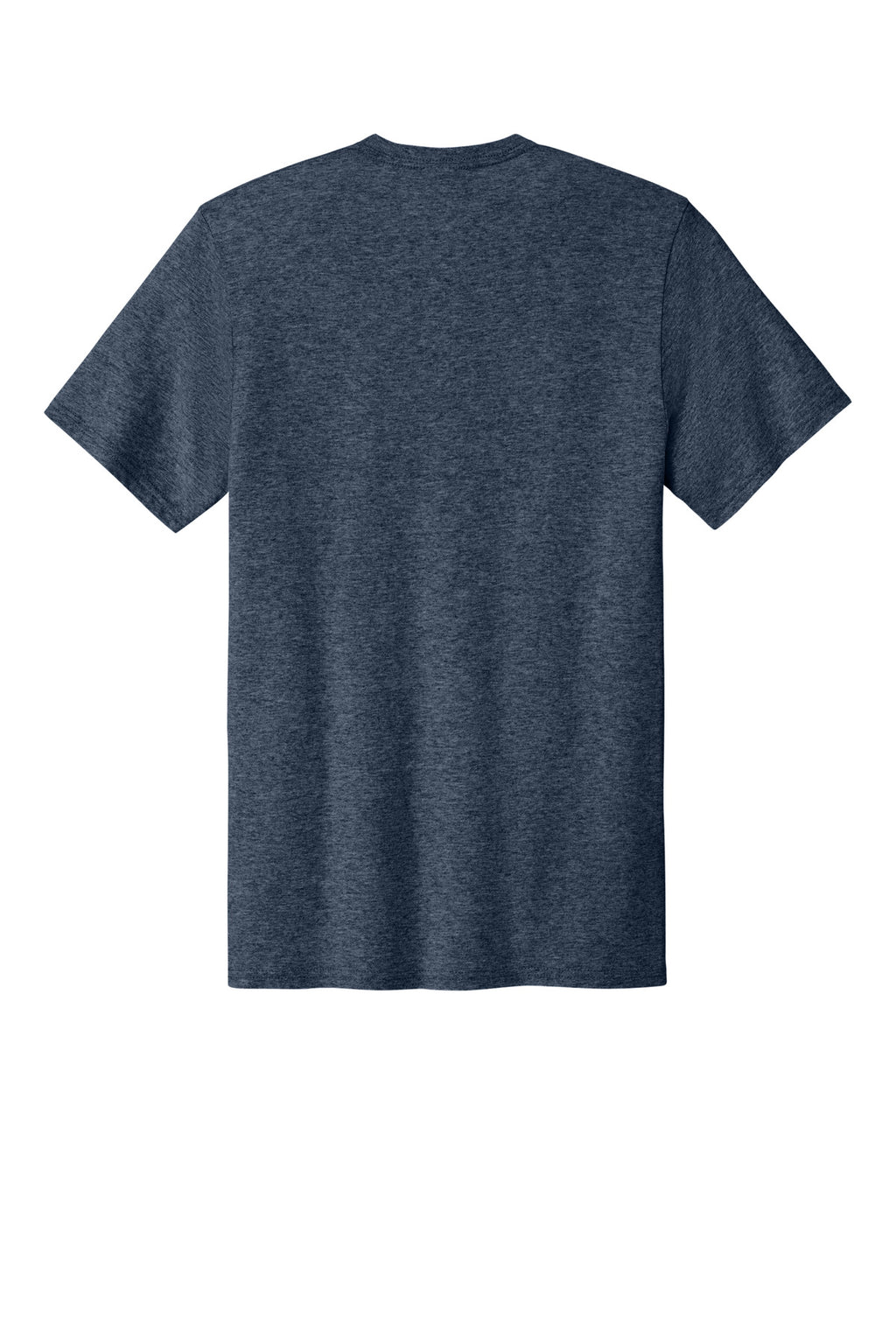 Rear View of HthrNavy Port & Co Easy Cotton Tee PC43