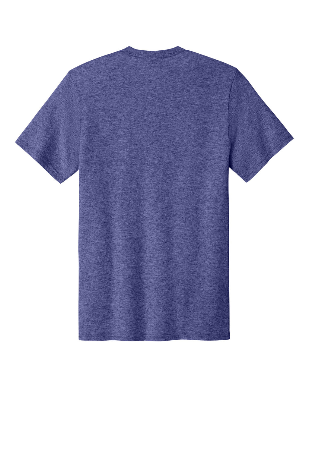 Rear View of HthrPurple Port & Co Easy Cotton Tee PC43