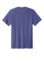 Rear View of HthrPurple Port & Co Easy Cotton Tee PC43