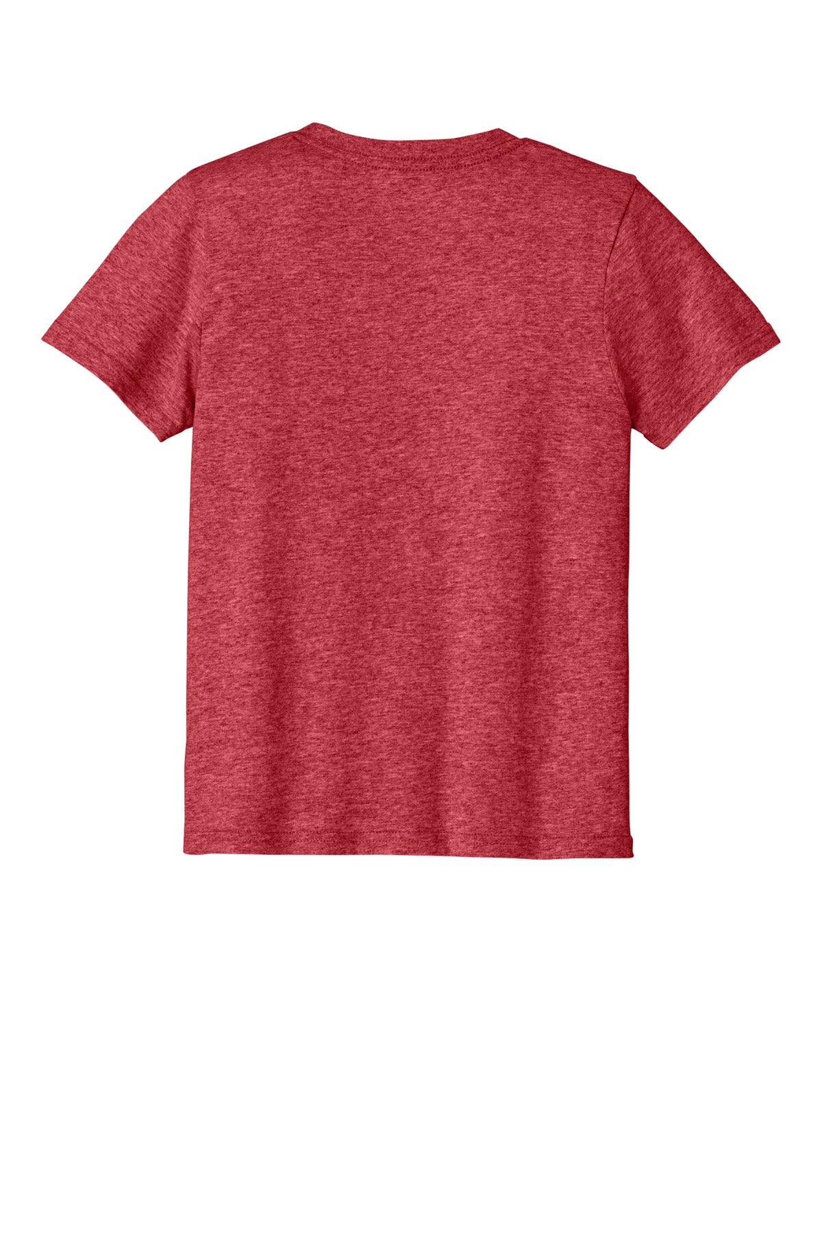 Rear View of HthrRed Port & Co Youth Easy Cotton Tee PC43Y