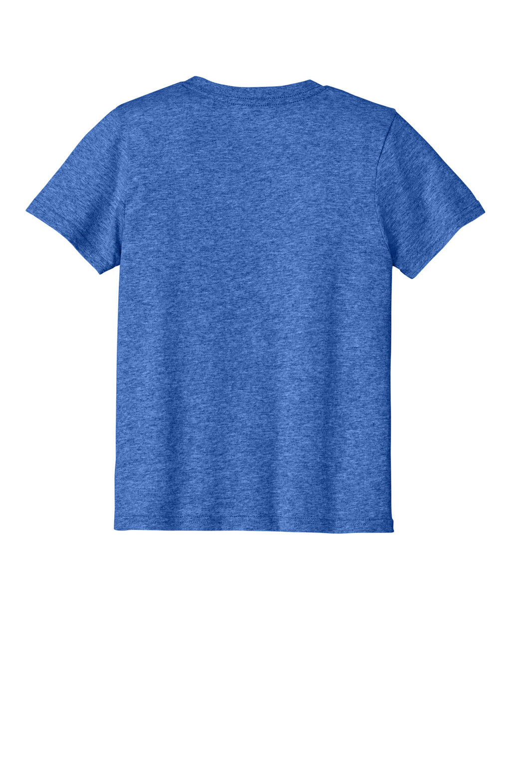 Rear View of HthrRoyal Port & Co Youth Easy Cotton Tee PC43Y